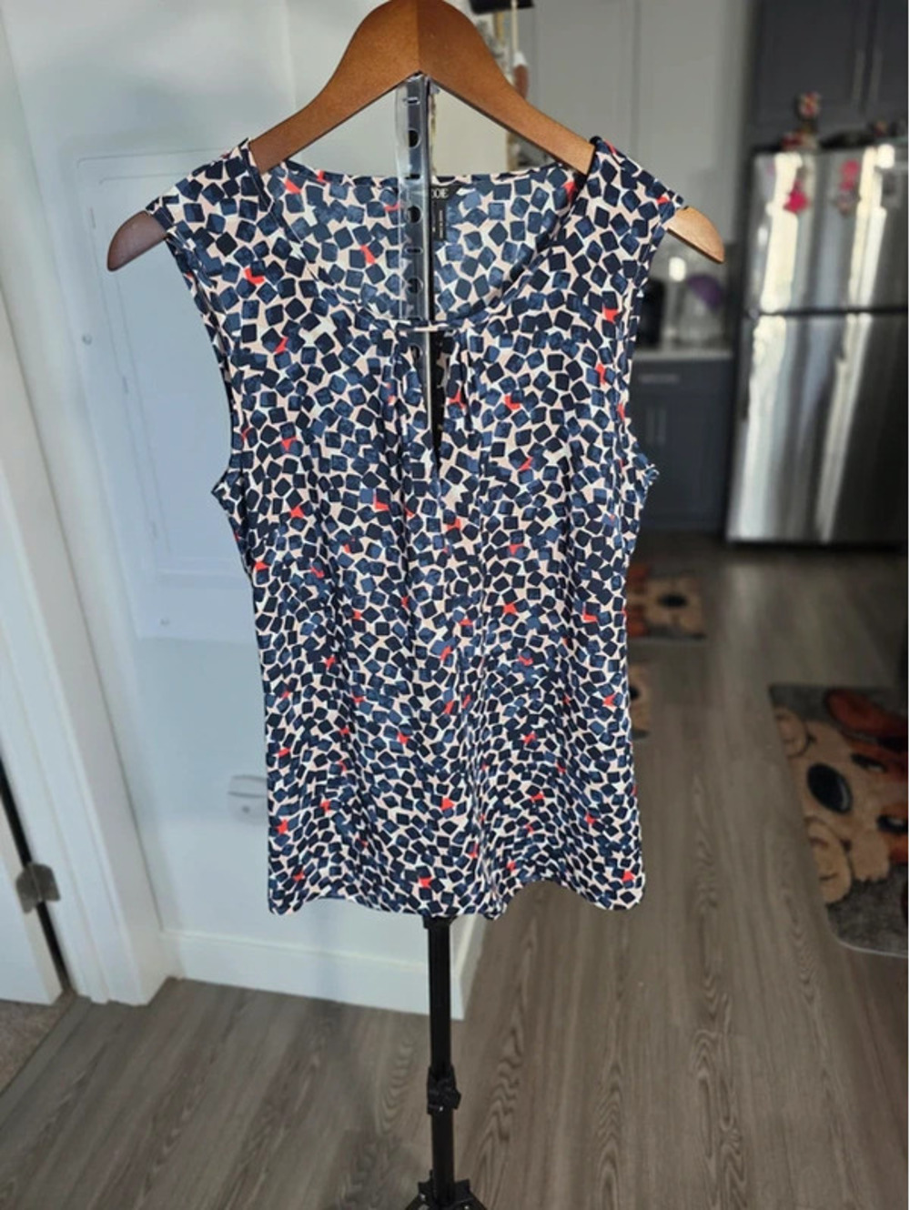NIC+ZOE Sleeveless Printed Blouse Size S